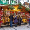 Christmas decorations stall